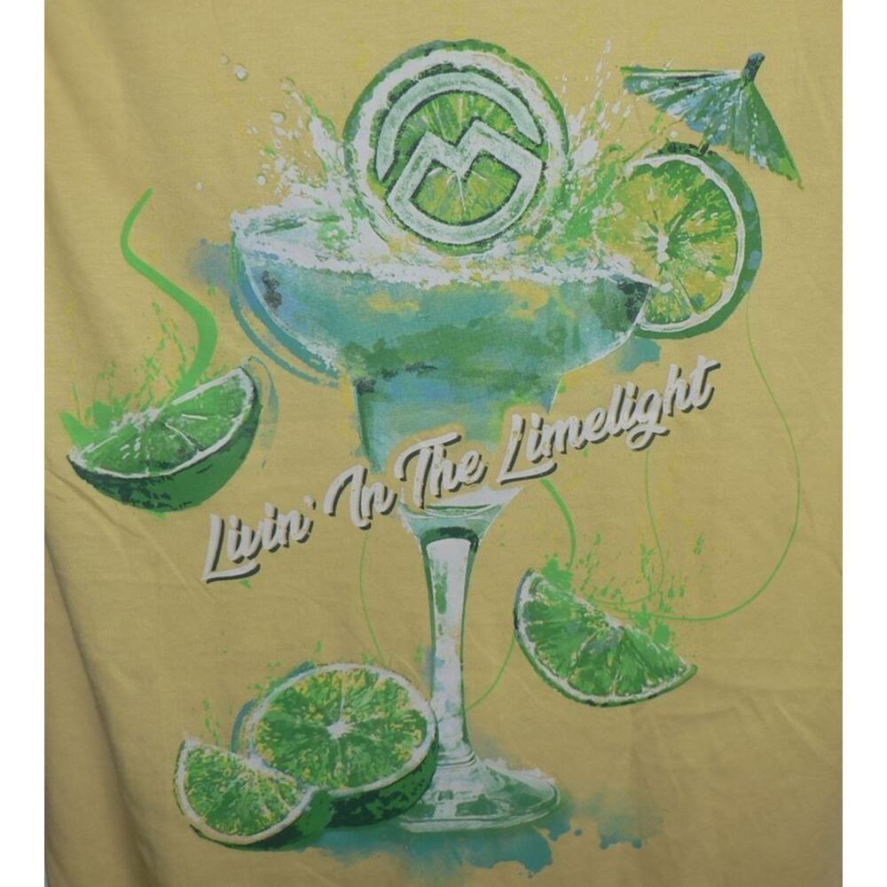 Magellan Outdoors "Living in the Limelight" Graphic T-Shirt in Yellow Small $20